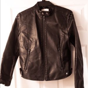 Faux Leather Jacket 😎